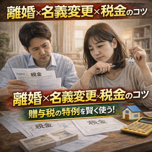 【保存版】夫婦間で家の名義変更、税金で損しない方法は？「贈与税の配偶者控除」と「財産分与」の違いを徹底解説