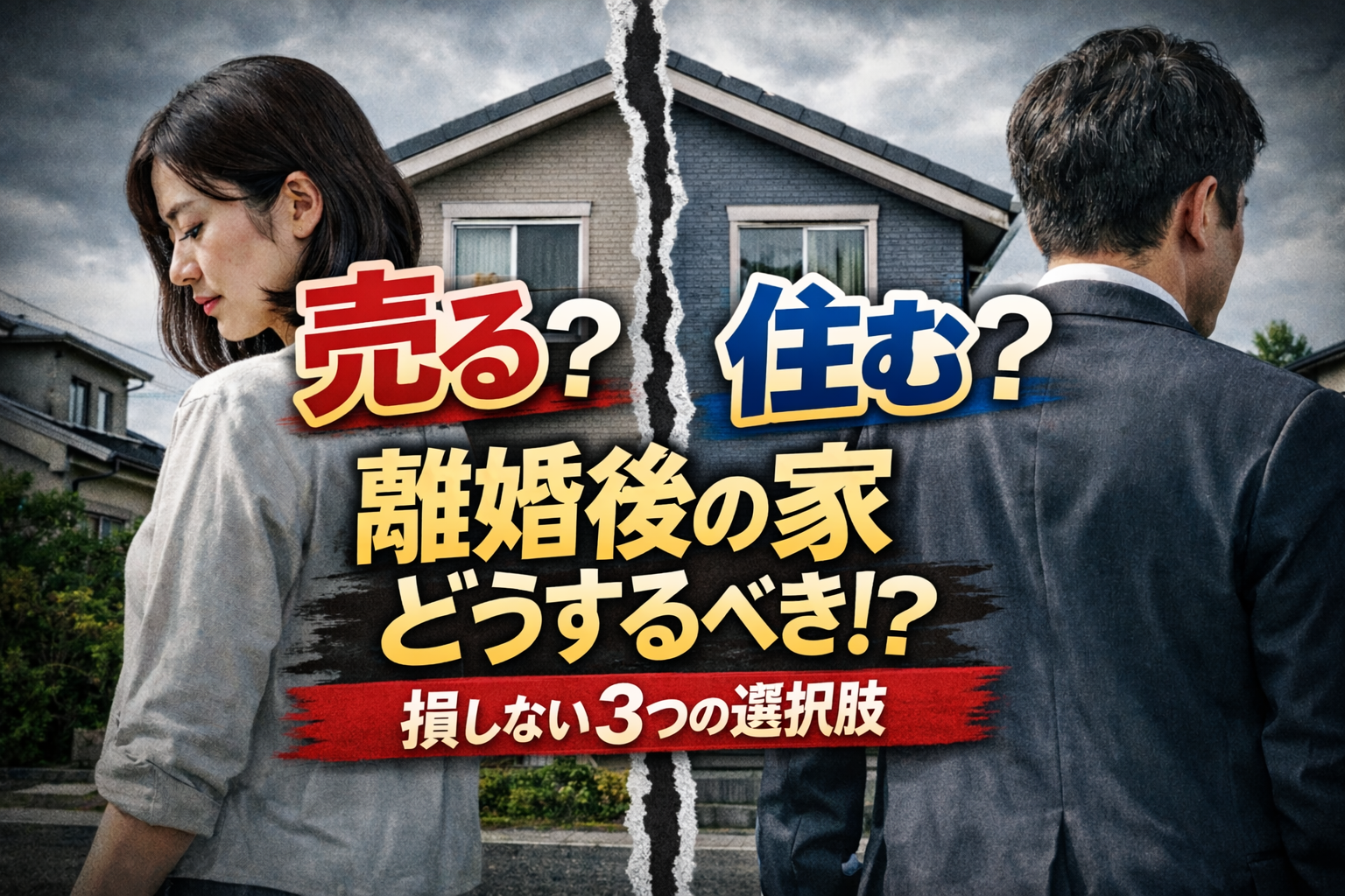 離婚したら家はどうする？「売却」か「住み続ける」か、損をしないための判断基準と3つの選択肢