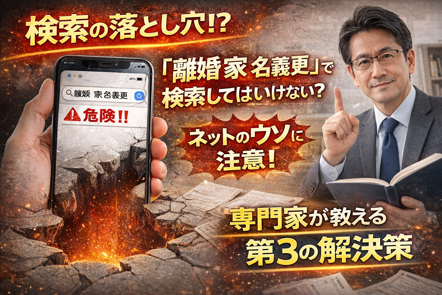 「離婚 家 名義変更」で検索してはいけない？ネット情報の嘘と、専門家が教える「第3の解決策」