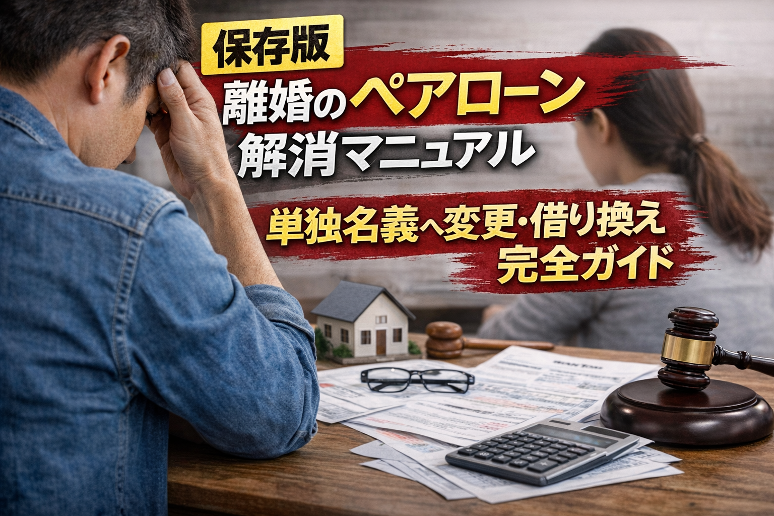 【保存版】離婚時にペアローンを解消する方法｜単独名義への変更・借り換えの全手順