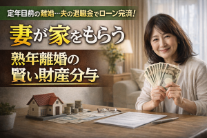 定年目前の離婚。夫の退職金でローンを完済し、妻が家をもらう「熟年離婚の賢い財産分与」