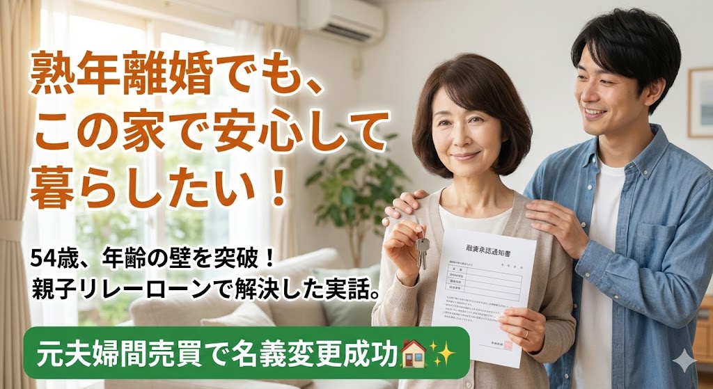 【50代・熟年離婚】年齢の壁でローンが組めない？「完済年齢80歳」の常識を覆して家を守った方法