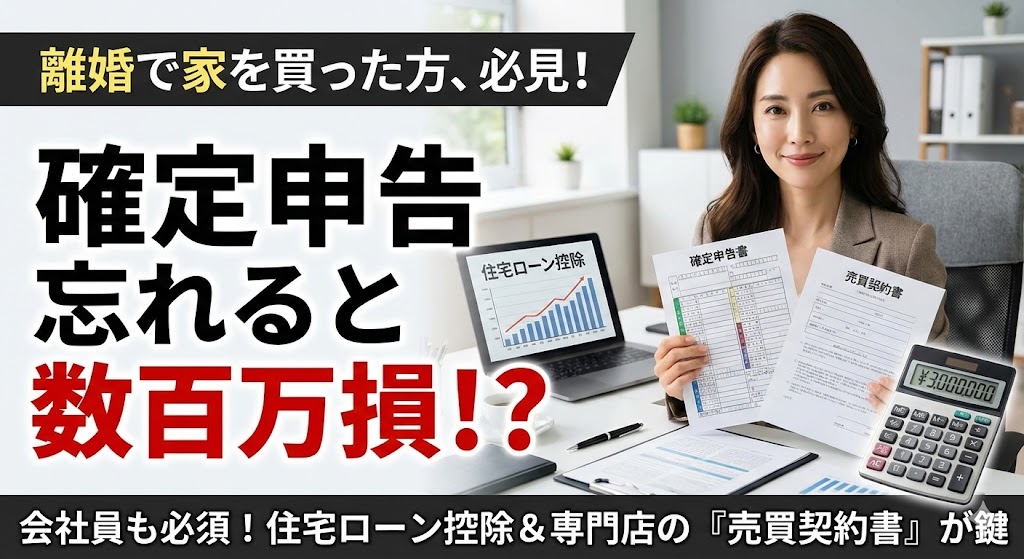 【保存版】離婚して家を買った翌年は「確定申告」を忘れずに！住宅ローン控除で税金を取り戻す手順と必要書類