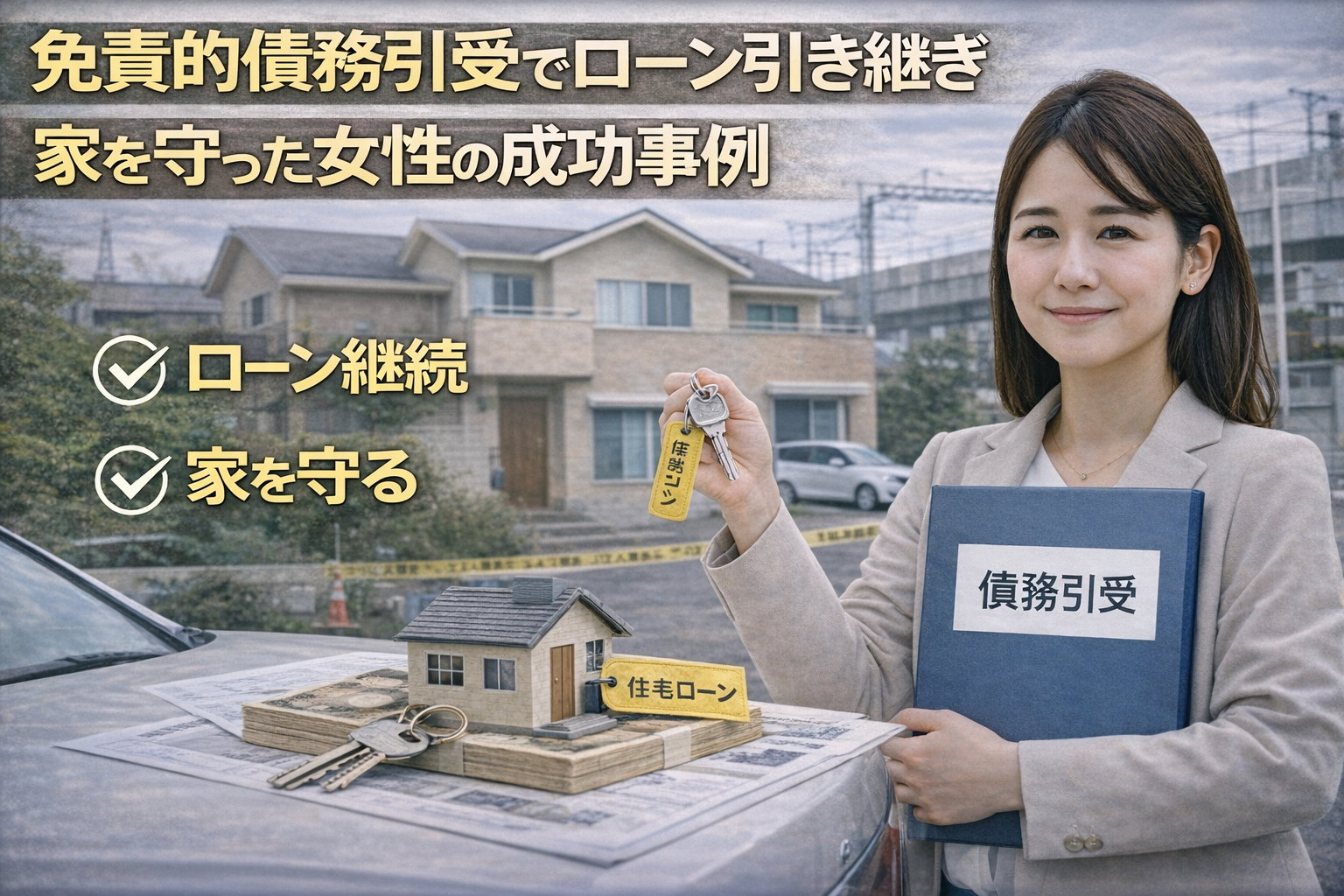 【債務引受】夫のローンを私が引き受ける「免責的債務引受」。銀行に「名義変更は無理」と言われた時の突破口