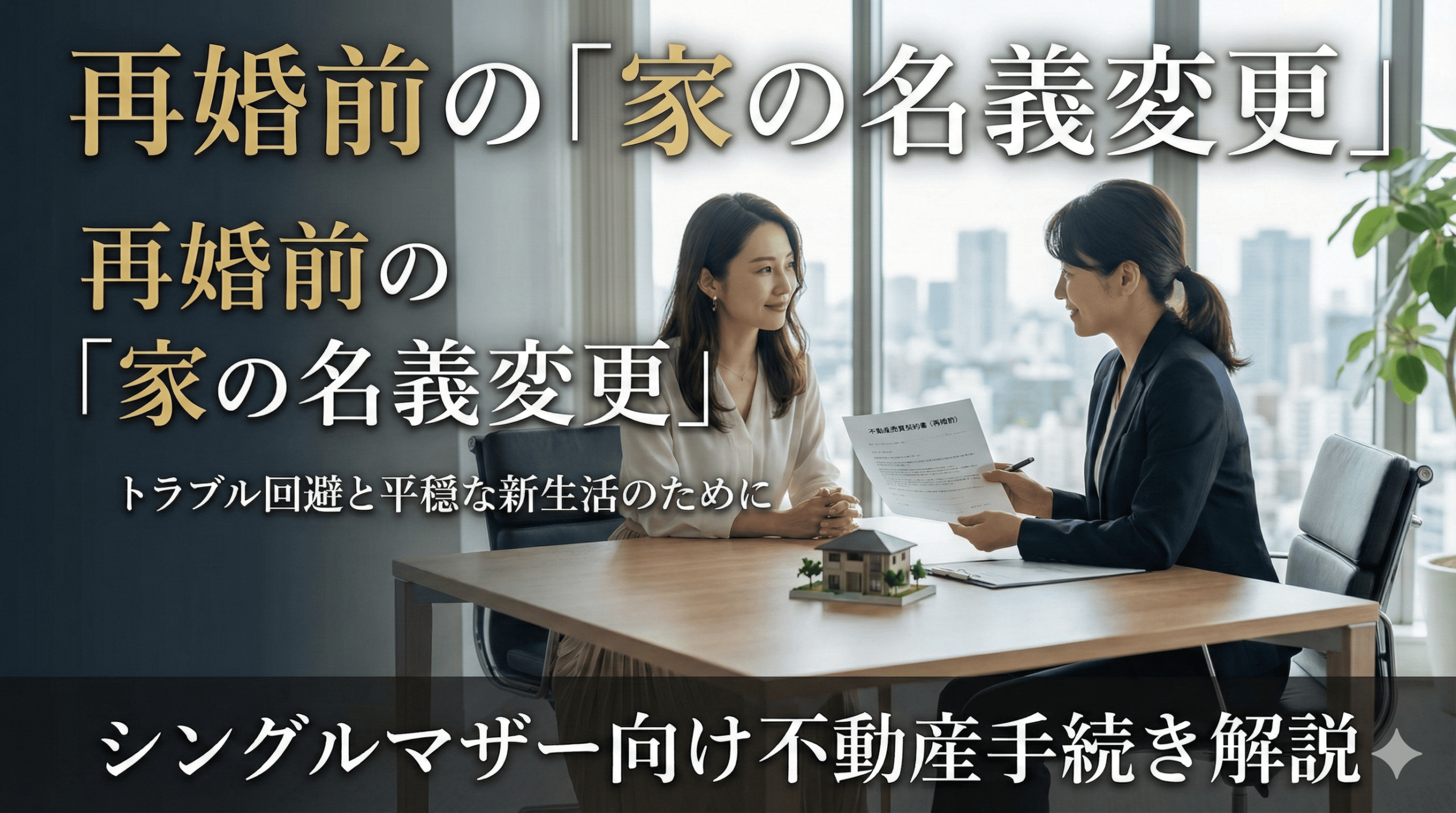 【再婚と家】元夫名義の家に「新しい夫」と住むのは危険？再婚前に絶対やるべき名義変更の鉄則