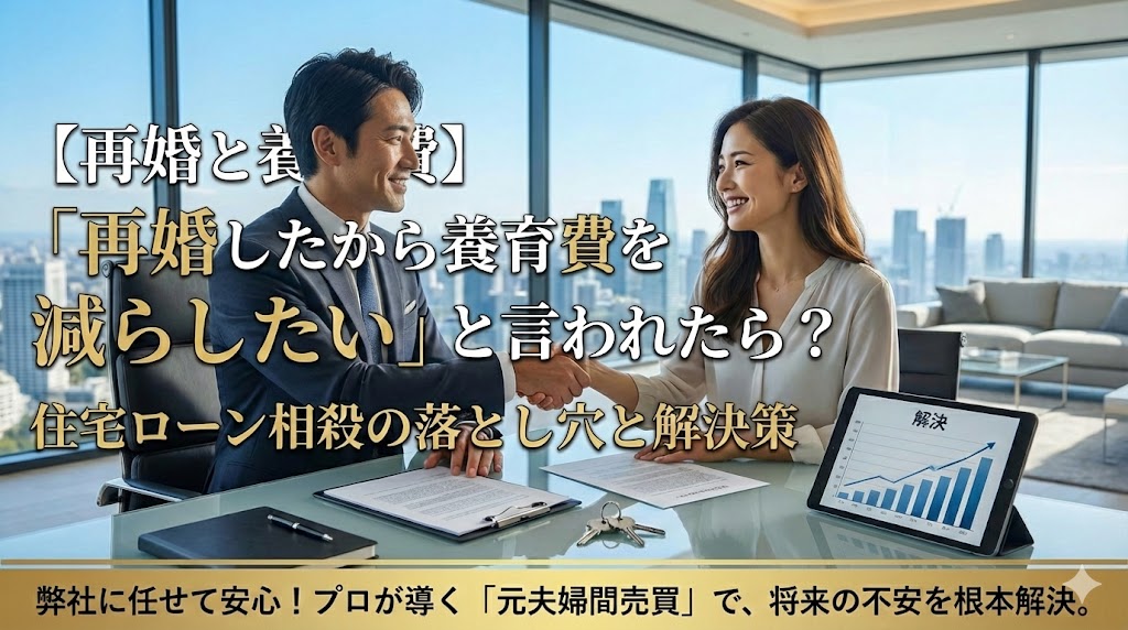 【再婚と養育費】「再婚したから養育費を減らしたい」と言われたら？住宅ローン相殺の落とし穴と解決策