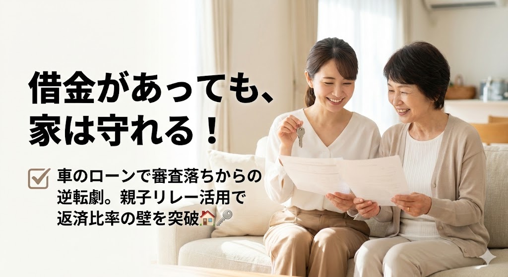 【審査リベンジ】「車のローンがあるから無理」と銀行に言われた方へ。借金を一本化せずとも審査を通すプロの計算術