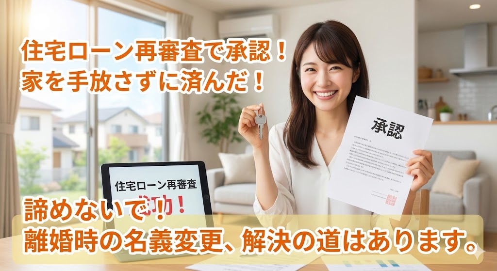 【審査落ち救済】銀行に「住宅ローンの名義変更は無理」と断られた方へ。プロが教える「再審査」で通すための3つの鉄則