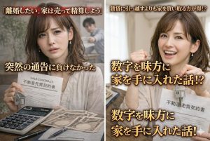 【解決ストーリー】「お前の稼ぎじゃ家賃も払えないだろ？」と笑う夫。パート主婦が電卓を叩いて導き出した、起死回生の「買取プラン」