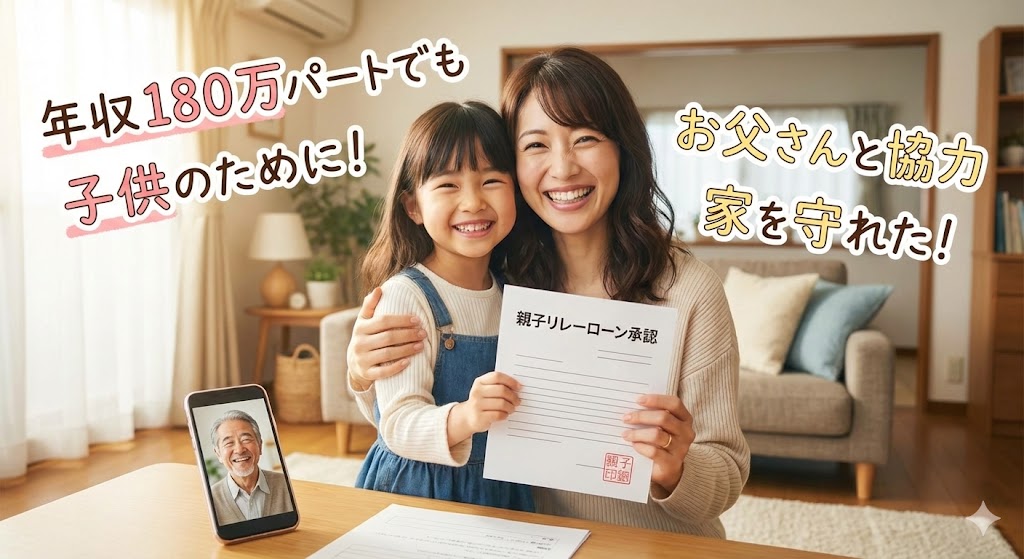 【解決ストーリー】「パートの私には無理…」諦めかけた母を救ったのは、定年した父の“年金”と親子リレーローンでした（愛知県名古屋市・M様の事例）