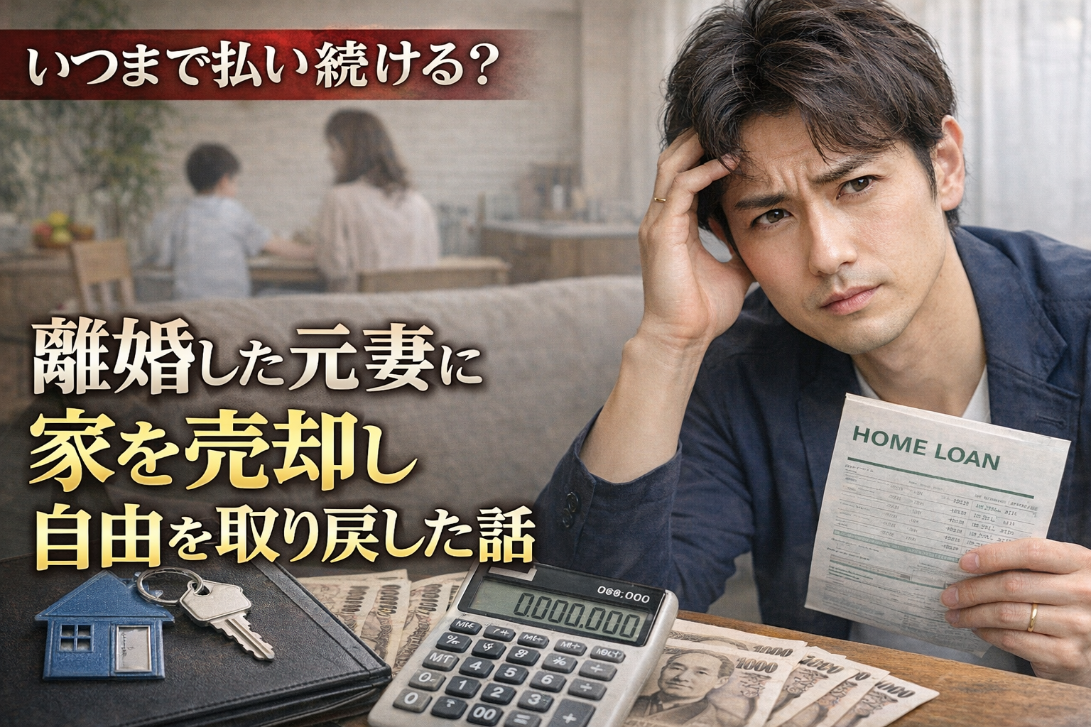 【解決ストーリー】「俺はいつまでATMなんだ？」家を出て5年。元妻が住む家のローンを完済し、自分の人生を取り戻した男の話