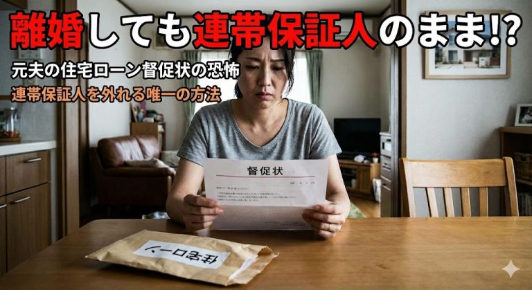 【解決ストーリー】「元夫の支払いが遅れています」銀行からの通知に震えた日。連帯保証人の私が、家を買い取って恐怖を終わらせた決断