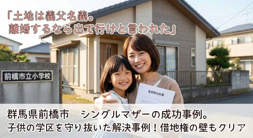 【解決ストーリー】「土地は義父のものだから出て行け」前橋市のシングルマザーが、義実家の敷地内で“我が家”を守り抜いた方法（群馬県前橋市・N様の事例）