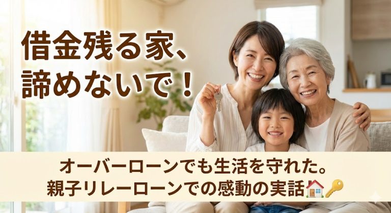 【解決ストーリー】「売っても500万円の借金が残る」絶望のオーバーローン。破産寸前の母が、子供との家を守り抜いた奇跡の逆転劇