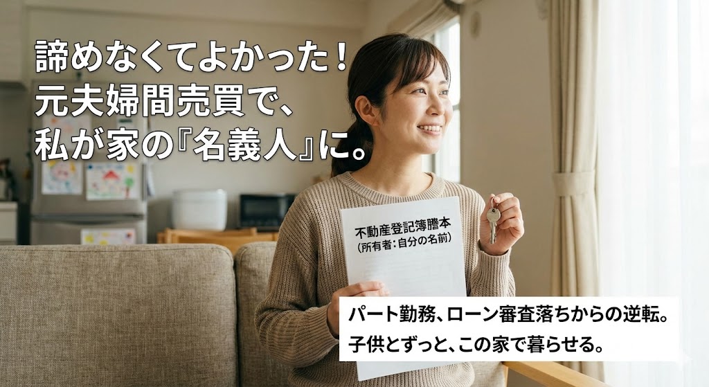 【解決事例】「家を売って現金を分けよう」夫の提案に絶望…パートの私が子供の環境を守り抜いた方法