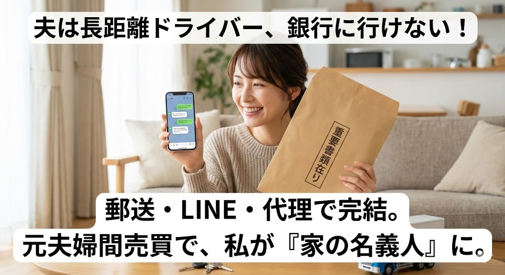 【トラック運転手】「俺は走ってるから銀行に行けない」深夜・長距離ドライバーの離婚手続きをLINEと郵送で完結