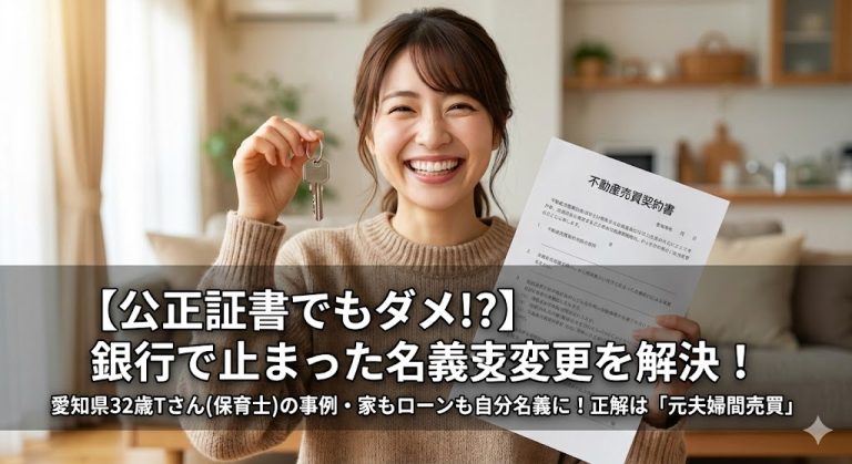 公正証書まで作ったのに銀行で門前払い…それでも「家とローンを自分名義」で住み続けられた話