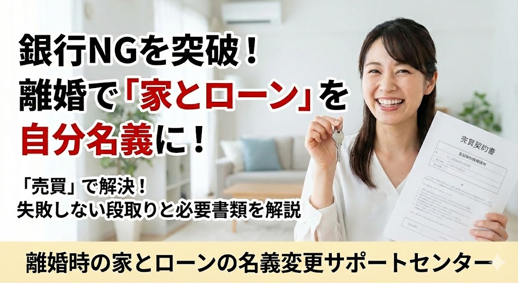 夫婦で合意しているのに進まない…その「行き止まり」を越えて、家もローンも自分名義にできた方法