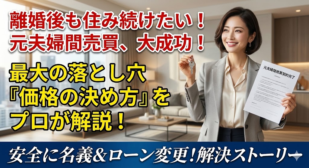 元夫婦間売買の「売買価格」どう決める？